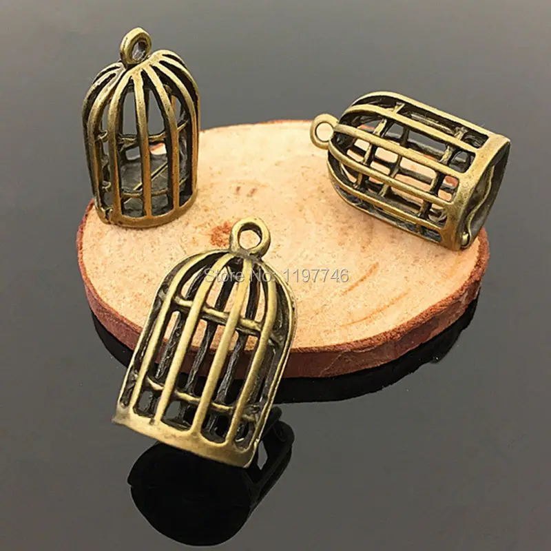 Cage Zinc Alloy Antique Bronze Tone 3D Bird Cage Pendant Charms Diy Metal Pendants For Necklace Bracelets Making 15x24mm 10pcs
Cage Zinc Alloy Antique Bronze Tone 3D Bird Cage Pendant Charms Diy Metal Pendants For Necklace Bracelets Making 15x24mm 10pcs