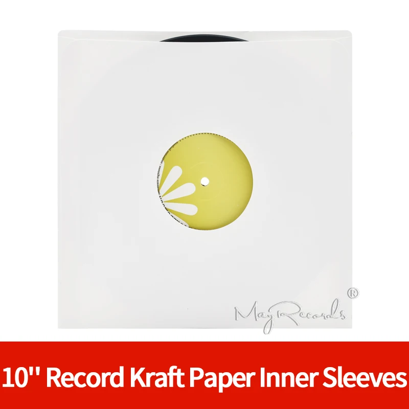 20 High Quality Heavyweight ACID FREE White Kraft Paper Inner Sleeves With Hole For 10'' Record Vinyl
20 High Quality Heavyweight ACID FREE White Kraft Paper Inner Sleeves With Hole For 10'' Record Vinyl