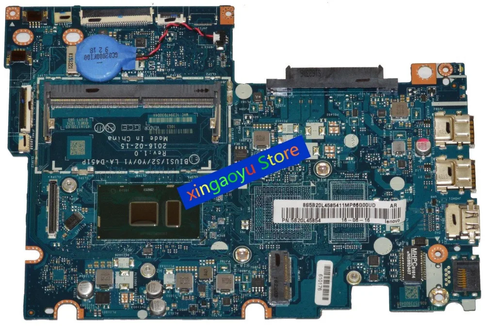 Для Lenovo для йоги 510-15ISK Flex 4-1570 материнская плата для ноутбука с I7-6500U CPU DDR4 5B20L45854 LA-D451P материнская плата
Для Lenovo для йоги 510-15ISK Flex 4-1570 материнская плата для ноутбука с I7-6500U CPU DDR4 5B20L45854 LA-D451P материнская плата