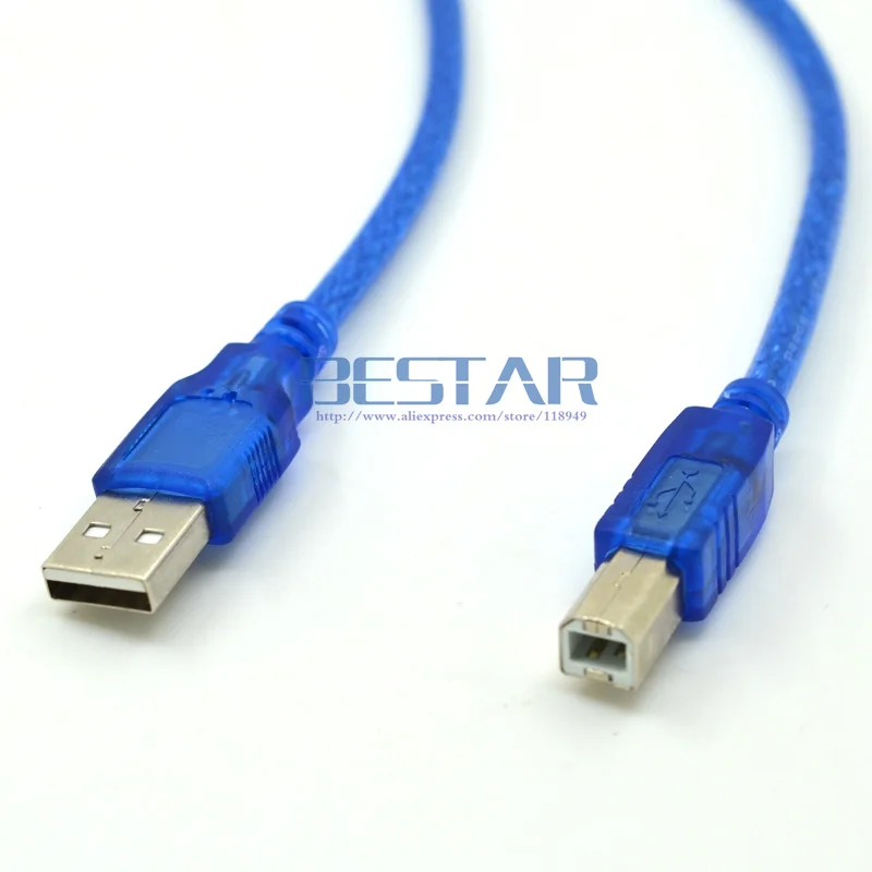 Кабель для принтера USB 2 0 Type A Male to B короткий кабель концентратора картридж на