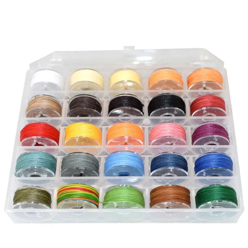 Durable 25 Colors/box Round Leather Waxed Thread Cord Rope String for DIY Handicraft Tool Hand Stitching Thread 0.45 0.55 0.65mm
Durable 25 Colors/box Round Leather Waxed Thread Cord Rope String for DIY Handicraft Tool Hand Stitching Thread 0.45 0.55 0.65mm