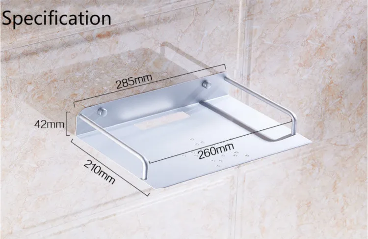 Wall Mounted Set-top Storage Shelf Aluminum TV Box Router Set-top Boxes Stand Holder Rack for TV Box, Apple TV, Roku 3/2, WiFi R
Wall Mounted Set-top Storage Shelf Aluminum TV Box Router Set-top Boxes Stand Holder Rack for TV Box, Apple TV, Roku 3/2, WiFi R