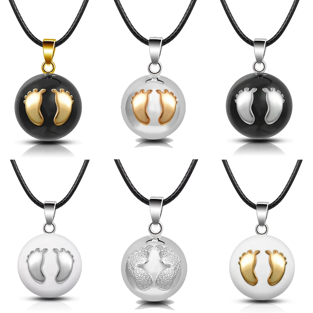 Eudora Baby Angel Caller Cute Footprint Pregnancy Ball Pendant Chime Sound Harmony Bola Mexico Ball Pendant Necklace For Women
Eudora Baby Angel Caller Cute Footprint Pregnancy Ball Pendant Chime Sound Harmony Bola Mexico Ball Pendant Necklace For Women