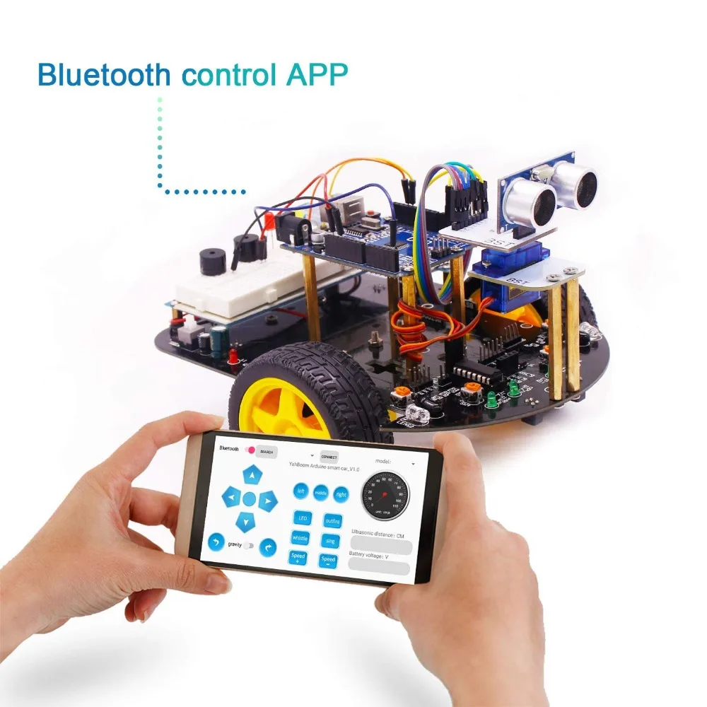 Стартовый комплект Bluetooth умный робот автомобиль 2в1 для Arduino с обучающей программы