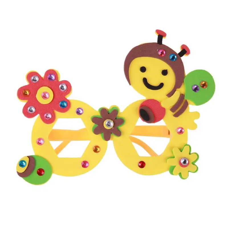 Kids DIY Toys EVA Cartoon Animals DIY Manual Glasses Kids Stick Drill Glasses Frame Funny Learning Educational Handmade Toys
Kids DIY Toys EVA Cartoon Animals DIY Manual Glasses Kids Stick Drill Glasses Frame Funny Learning Educational Handmade Toys