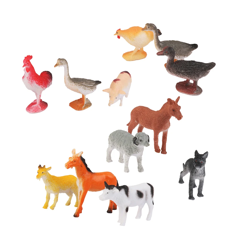 12pcs Plastic Goat Cat Donkey Pig Dog Sheep Animal Model Toy 12pcs Multi-color 12pcs attractive animal models for children
12pcs Plastic Goat Cat Donkey Pig Dog Sheep Animal Model Toy 12pcs Multi-color 12pcs attractive animal models for children