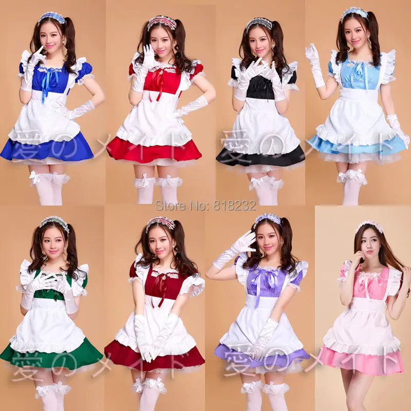 8Colors Lolita Sweet Princess Maid Apron Dress Uniform Outfits Anime Cosplay Costumes S-5XL
8Colors Lolita Sweet Princess Maid Apron Dress Uniform Outfits Anime Cosplay Costumes S-5XL