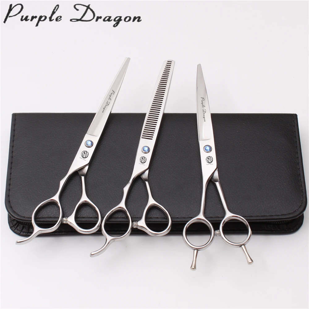 Z3006 Left-Hand Suit 7" Purple Dragon 440C Cats Dogs Flur Clippers Cutting Shears Thinning Scissors Professional Pets Shears Set
Z3006 Left-Hand Suit 7" Purple Dragon 440C Cats Dogs Flur Clippers Cutting Shears Thinning Scissors Professional Pets Shears Set
