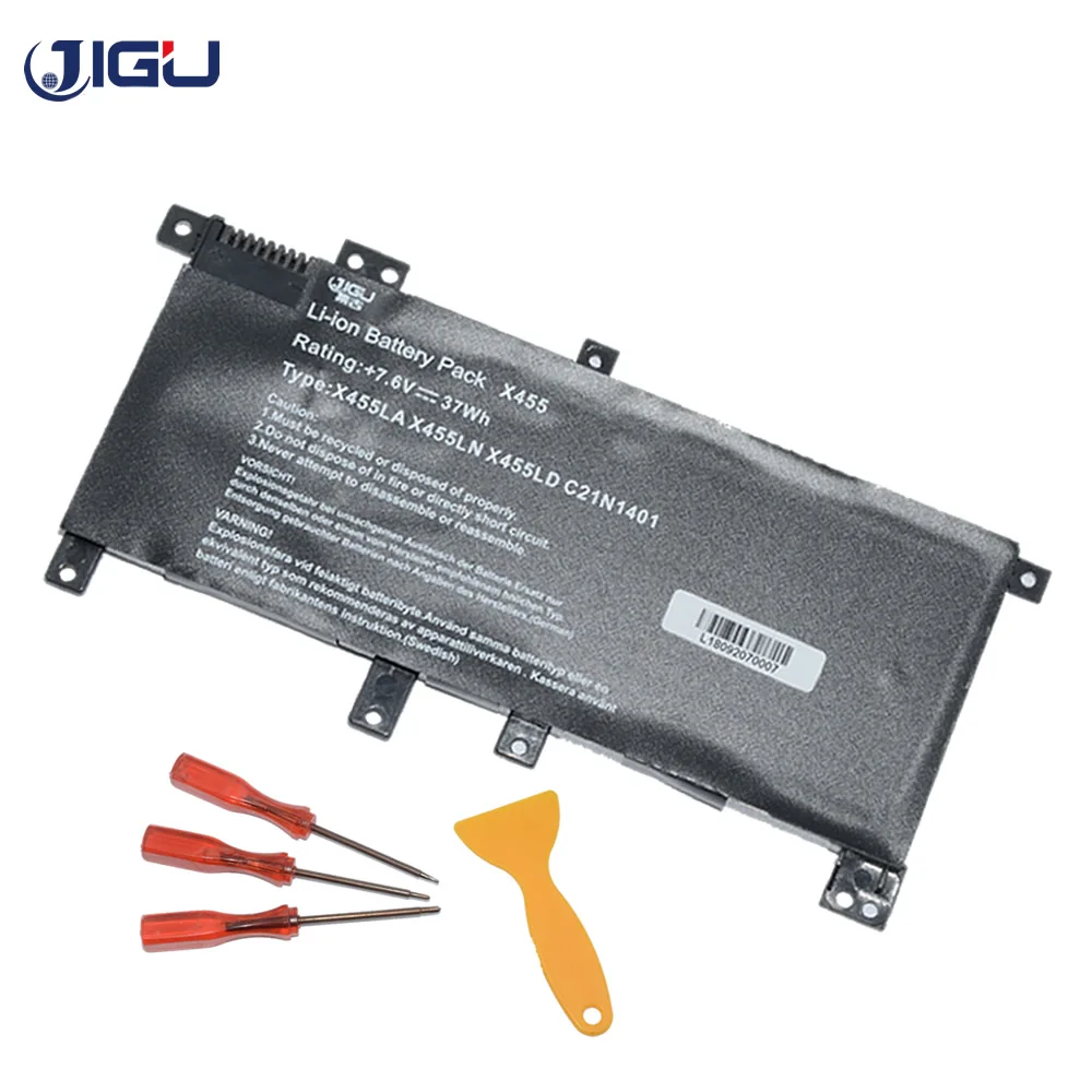 JIGU Аккумулятор для ноутбука C21INI401 C21N1401 C21PqCH для ASUS A455L K455LD для ноутбука X455 X455DG X455LA X455LD X455LF 4 ячейки
JIGU Аккумулятор для ноутбука C21INI401 C21N1401 C21PqCH для ASUS A455L K455LD для ноутбука X455 X455DG X455LA X455LD X455LF 4 ячейки