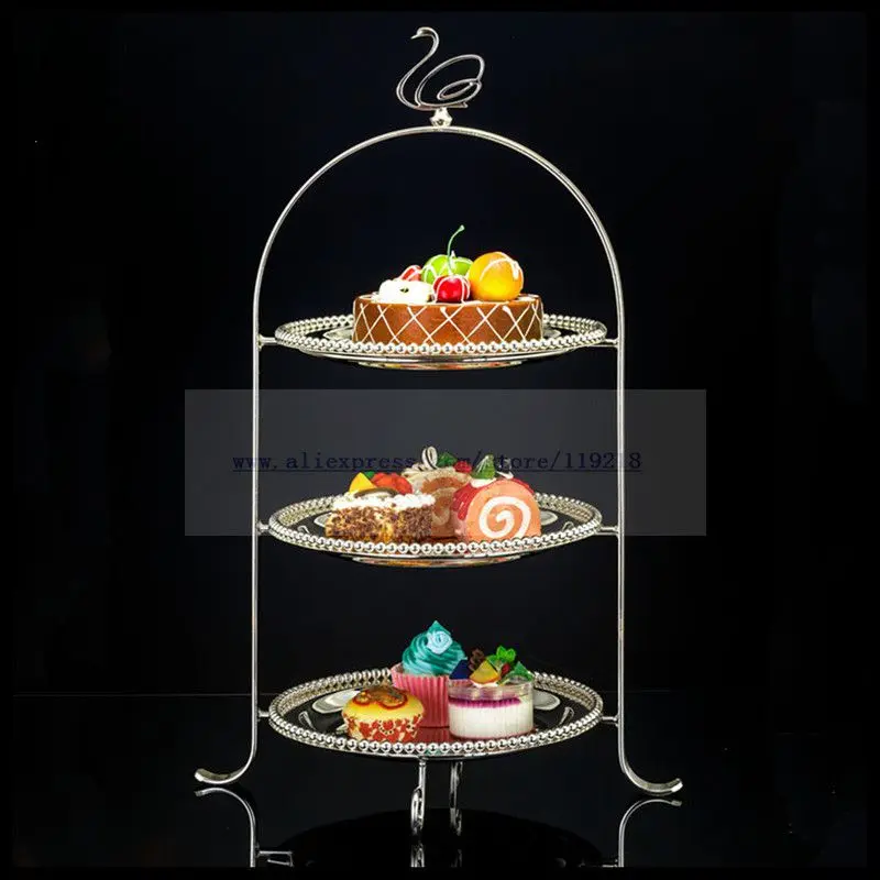 1PCS New European silver plated three-layer afternoon tea snack rack wedding birthday dessert set multi-layer cake plate
1PCS New European silver plated three-layer afternoon tea snack rack wedding birthday dessert set multi-layer cake plate