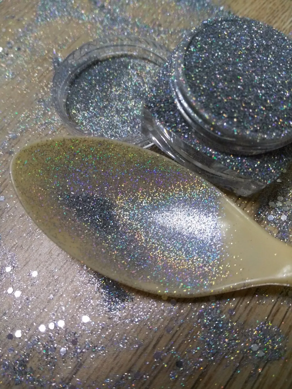 SB01 1 Jar Silver Gold Color Holographic MERMAID EFFECT Nail Art Powder Glitter GEL & ACRYLIC 5g/pot, 2colors
SB01 1 Jar Silver Gold Color Holographic MERMAID EFFECT Nail Art Powder Glitter GEL & ACRYLIC 5g/pot, 2colors