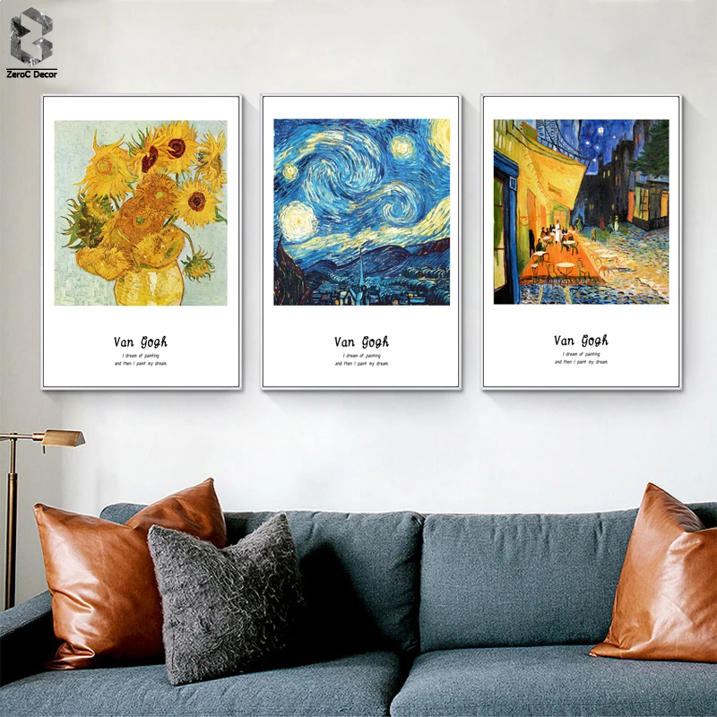Van Gogh Famous Painting Canvas Art Print Poster Wall Picture for Living Room Decoration Abstract Home Decor
Van Gogh Famous Painting Canvas Art Print Poster Wall Picture for Living Room Decoration Abstract Home Decor