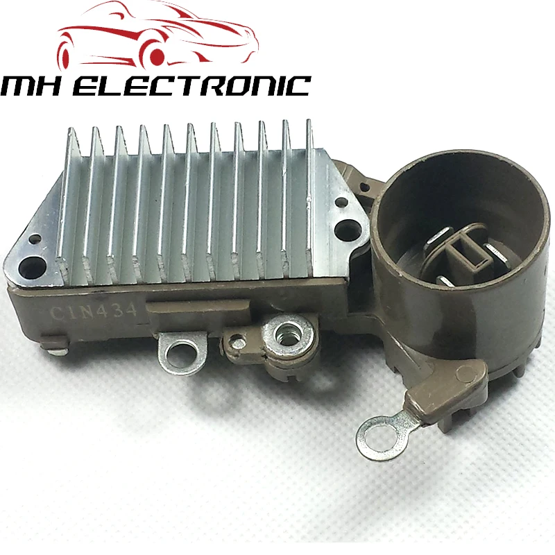 Регулятор генератора MH ELECTRONIC 126000-0610 IN434 с щетками и держателем для Toyota 27700-16010 27700-500100 Den-so.