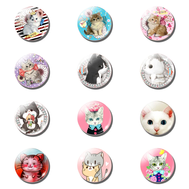 12pcs Cute Kitten 25MM 30MM Fridge Magnet Cartoon Cat Pet Glass Note Holder Magnetic Refrigerator Stickers Christmas Home Decor
12pcs Cute Kitten 25MM 30MM Fridge Magnet Cartoon Cat Pet Glass Note Holder Magnetic Refrigerator Stickers Christmas Home Decor