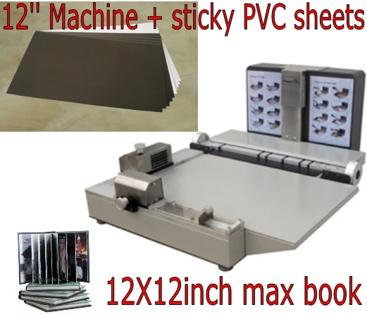 12x12inch Flush Mount Photo Album Making Machine with Supplies PVC Sticky Sheets 400pcs Bundle
12x12inch Flush Mount Photo Album Making Machine with Supplies PVC Sticky Sheets 400pcs Bundle