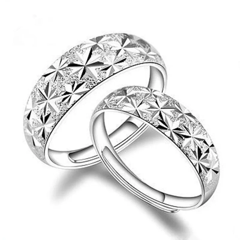Wholesale 925 sterling silver fashion full star lovers couple rings jewelry women men`s finger open ring drop shipping no fade
Wholesale 925 sterling silver fashion full star lovers couple rings jewelry women men`s finger open ring drop shipping no fade