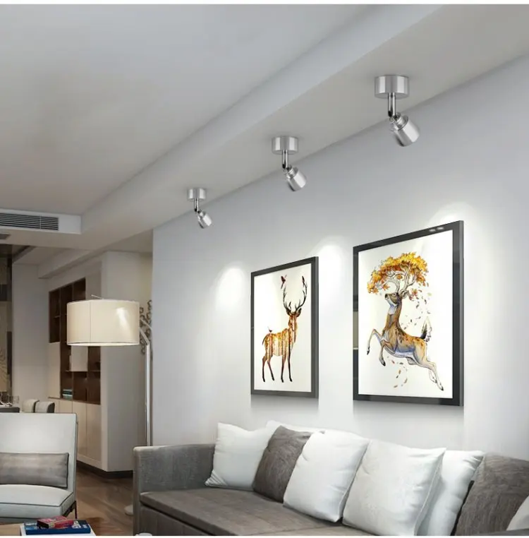 3pcs/lot 3W COB LED Wall Light Surface Mounted Wall Ceiling Wall Decoration Lamp