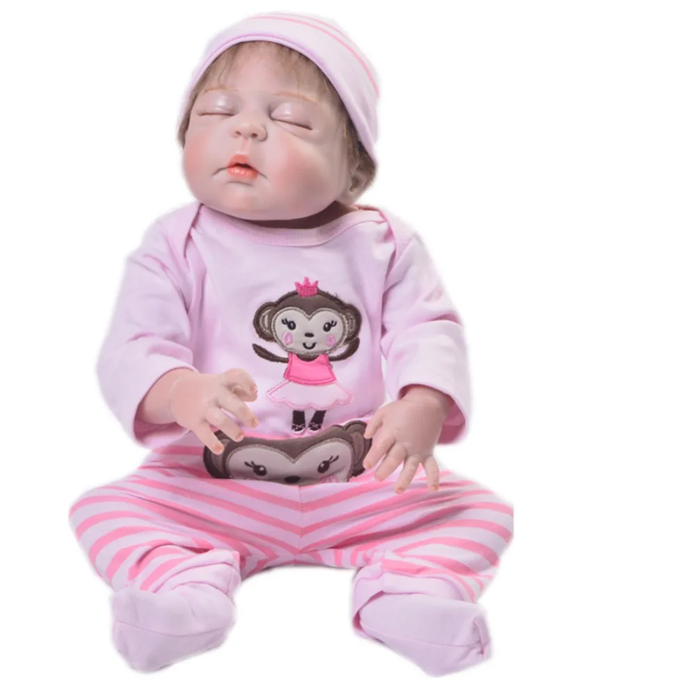 Fashion 23 Inch Reborn Baby Girl Doll Full Silicone Vinyl Bebe alive Realistic Princess boneca Toy Doll For Children's Day Gifts
Fashion 23 Inch Reborn Baby Girl Doll Full Silicone Vinyl Bebe alive Realistic Princess boneca Toy Doll For Children's Day Gifts