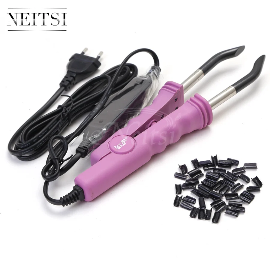 Neitsi 1PC Euro Plug Adjustable Temperature Hair Connector & 50pcs U-Shaped Keratin Glue Nail Tips One Set Hair Extensions Tools
Neitsi 1PC Euro Plug Adjustable Temperature Hair Connector & 50pcs U-Shaped Keratin Glue Nail Tips One Set Hair Extensions Tools