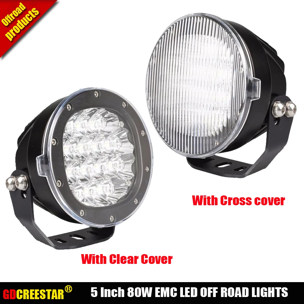 Round Black 5inch 80W led work lights 4x4 off road spotlights Car accessories 12V 24V led driving lights x1pc
Round Black 5inch 80W led work lights 4x4 off road spotlights Car accessories 12V 24V led driving lights x1pc