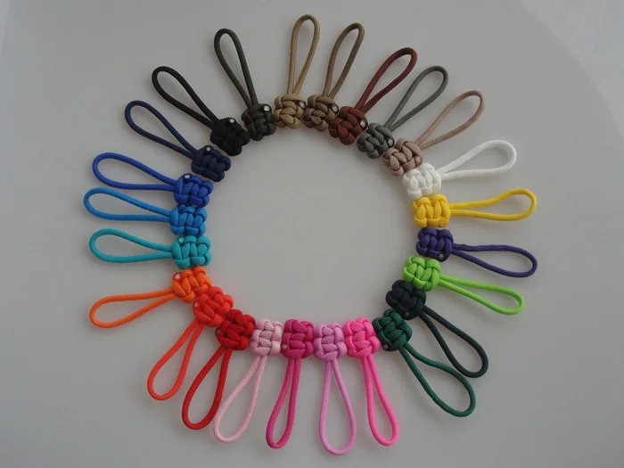 (10pcs) Handmade 3" 550 Paracord Zipper Pulls Knife Lanyard Zip Puller For Outdoor Hiking Camping Backpack Survival Gear Kit SLD
(10pcs) Handmade 3" 550 Paracord Zipper Pulls Knife Lanyard Zip Puller For Outdoor Hiking Camping Backpack Survival Gear Kit SLD