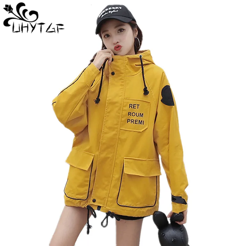 UHYTGF New High Quality Long Sleeve Windbreaker Women's Spring Autumn Trench Coats Korean Fashion Female Plus Size Outerwear 234
UHYTGF New High Quality Long Sleeve Windbreaker Women's Spring Autumn Trench Coats Korean Fashion Female Plus Size Outerwear 234
