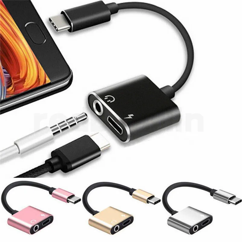 New 2 in 1 Charger Audio Type C Earphone Headphone Jack Adapter Connector Cable 3.5mm Aux Headphone Jack Audio Adapter
New 2 in 1 Charger Audio Type C Earphone Headphone Jack Adapter Connector Cable 3.5mm Aux Headphone Jack Audio Adapter