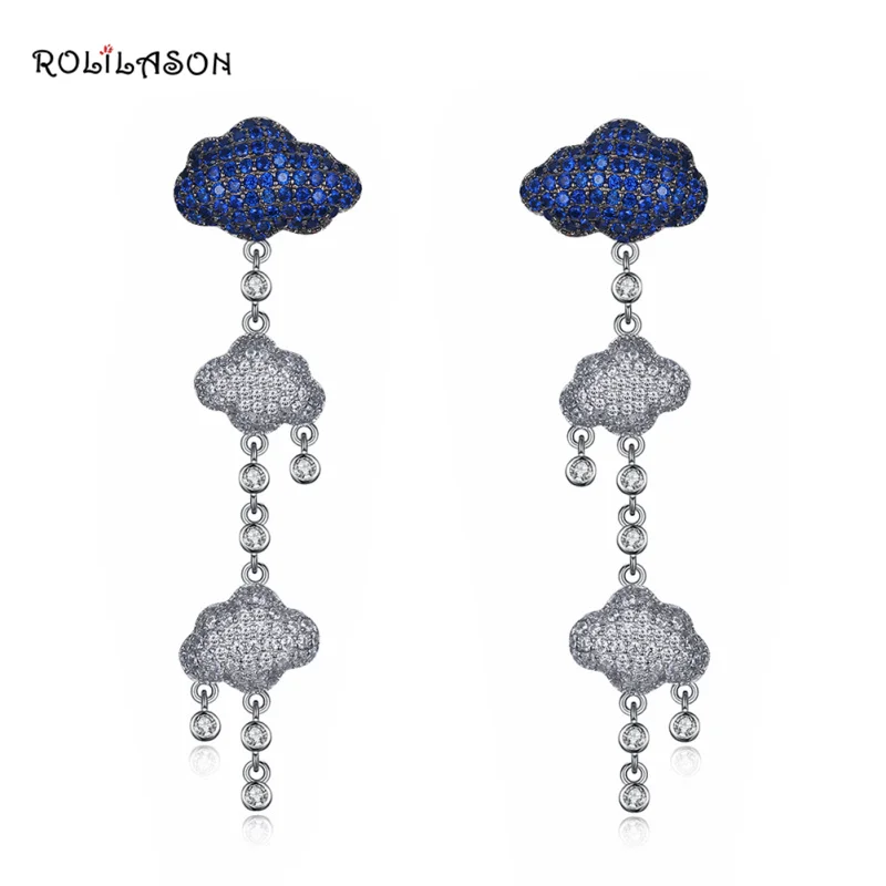 Special cloud delicate design 925 Sterling silver blue and white zircon Drop earrings party Jewelry For Women SE29
Special cloud delicate design 925 Sterling silver blue and white zircon Drop earrings party Jewelry For Women SE29