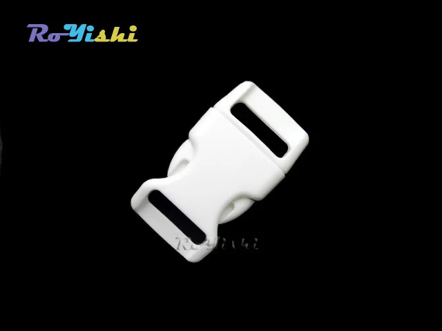 50pcs/pack 5/8"(16mm)Contoured Curved For Paracord Bracelet & Dog Harness Plastic Buckle White Backpack Straps Webbing
50pcs/pack 5/8"(16mm)Contoured Curved For Paracord Bracelet & Dog Harness Plastic Buckle White Backpack Straps Webbing