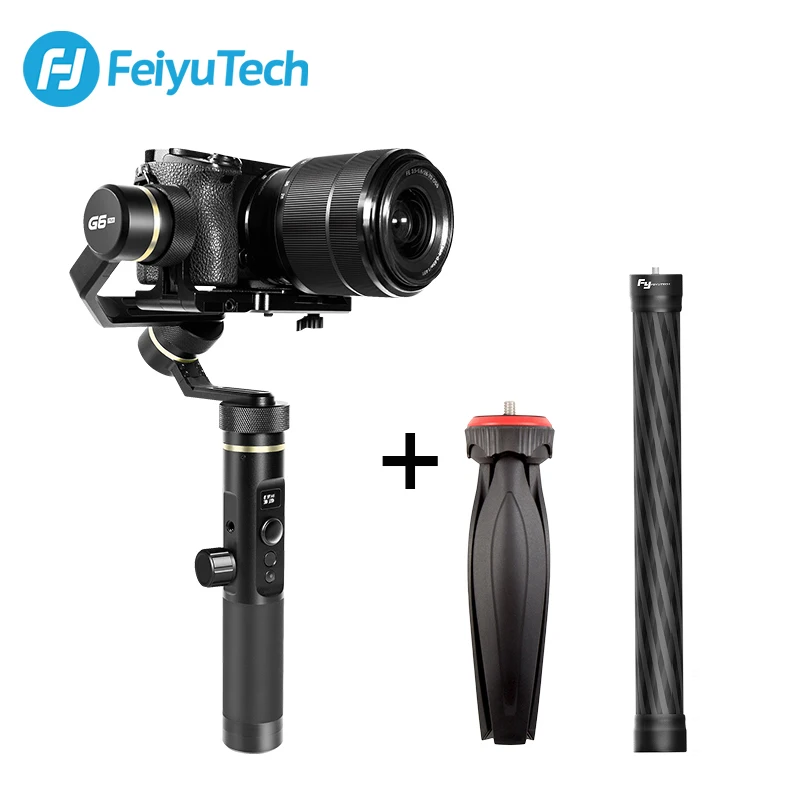 FeiyuTech G6 Plus 3-Axis Handle Splashproof Gimbal Feiyu G6P Stabilizer for Mirrorless Pocket Camera GoPro Hero 5/6 Smartphone
FeiyuTech G6 Plus 3-Axis Handle Splashproof Gimbal Feiyu G6P Stabilizer for Mirrorless Pocket Camera GoPro Hero 5/6 Smartphone