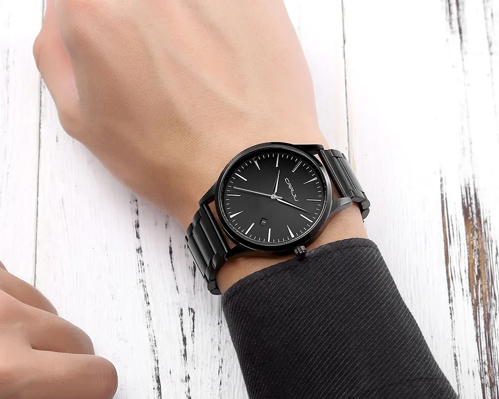 CRRJU Men watch Luxury Brand Watches Quartz Clock Fashion Full Steel Business Waterproof Watches Sports wristwatch relogio male
CRRJU Men watch Luxury Brand Watches Quartz Clock Fashion Full Steel Business Waterproof Watches Sports wristwatch relogio male