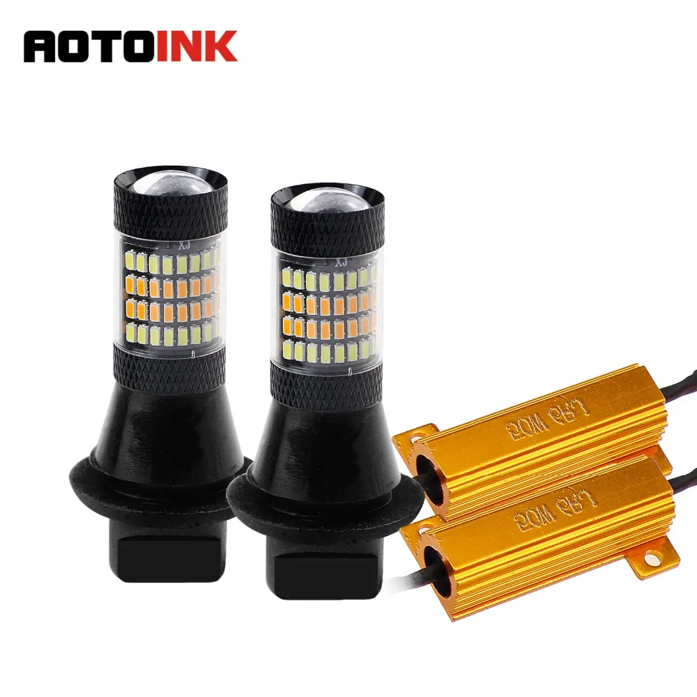2 шт. 1156 T20 BAU15S 96SMD 3014 Автомобильный светодиодный светильник дневной ходовой светильник + двойной режим поворота Canbus DRL светодиодный противотуманный внешний светильник s
2 шт. 1156 T20 BAU15S 96SMD 3014 Автомобильный светодиодный светильник дневной ходовой светильник + двойной режим поворота Canbus DRL светодиодный противотуманный внешний светильник s