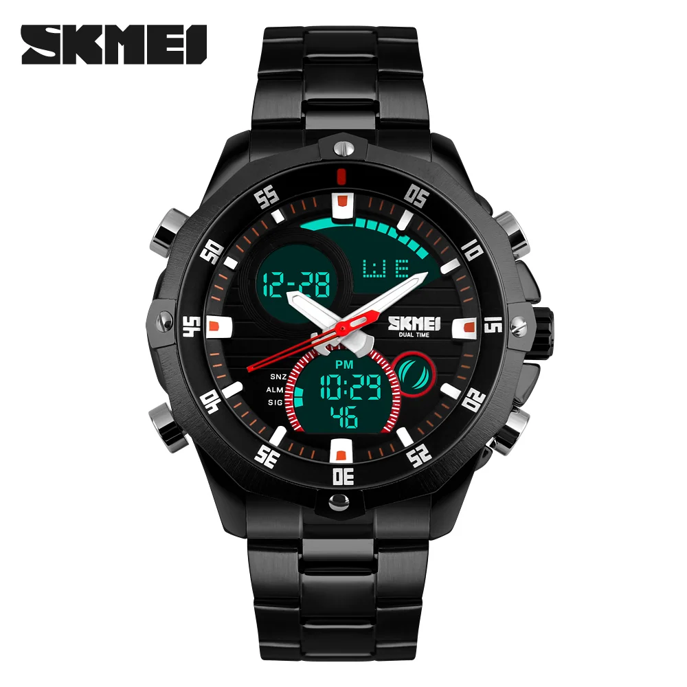 SKMEI Luxury Brand Watches Men Fashion Casual Business Sports Wrist watches Dual Time Digital Analog Quartz Watch Clock Men
SKMEI Luxury Brand Watches Men Fashion Casual Business Sports Wrist watches Dual Time Digital Analog Quartz Watch Clock Men