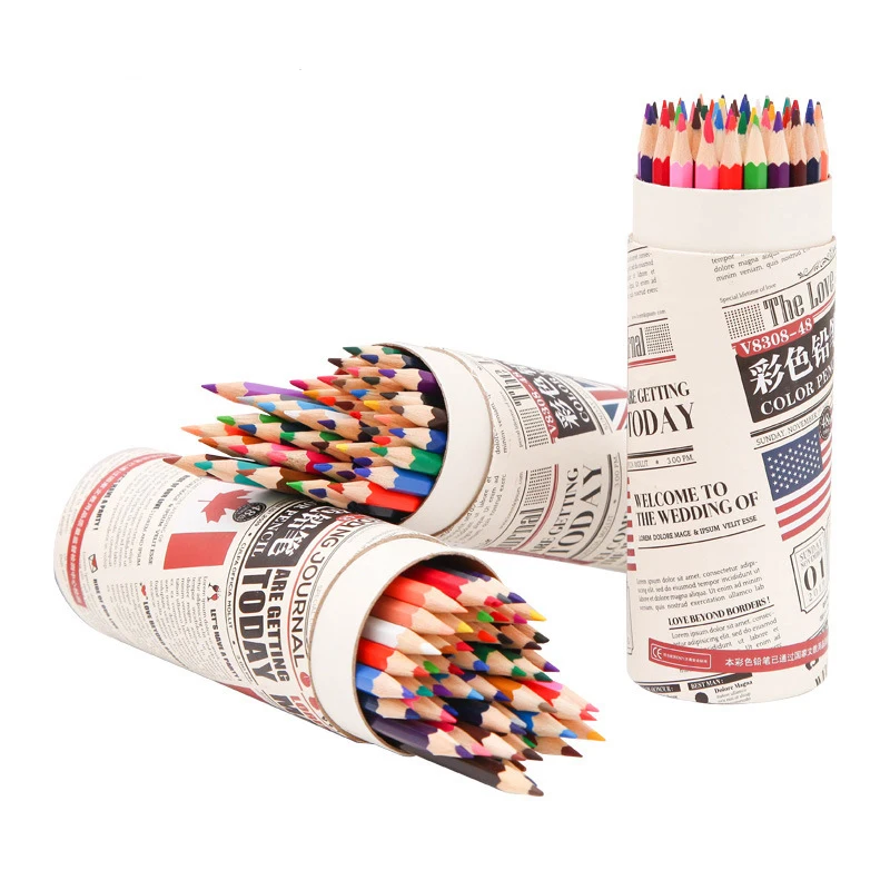 Eval 12/18/24/36/48 Colors Wood Colored Pencils Set Artist Painting Brush For School Drawing Sketch Art Supplies
Eval 12/18/24/36/48 Colors Wood Colored Pencils Set Artist Painting Brush For School Drawing Sketch Art Supplies