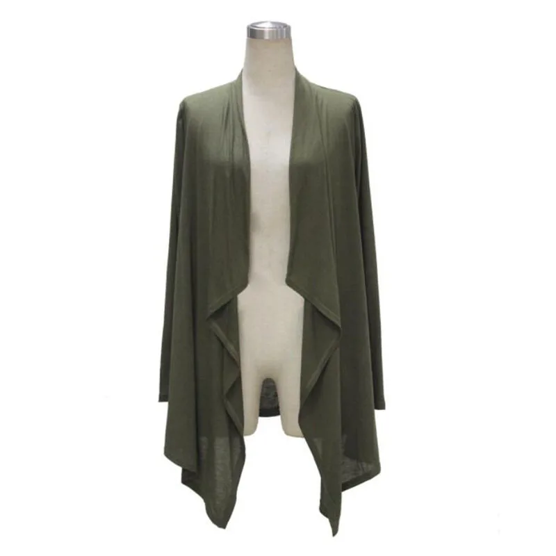 Women Spring Autumn Long Sleeve Bat Cardigan Loose Irregular Cardigan Sun Protection Blouse Cotton Solid Clothing
Women Spring Autumn Long Sleeve Bat Cardigan Loose Irregular Cardigan Sun Protection Blouse Cotton Solid Clothing