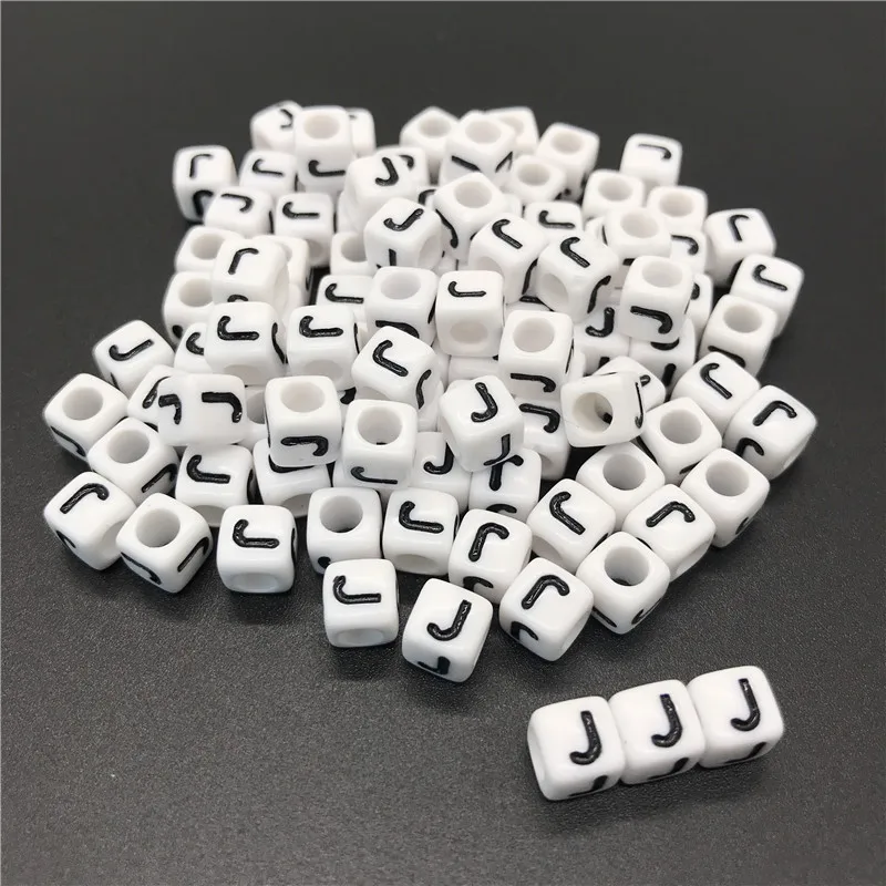 100pcs 6mm Letter Beads Square Alphabet Beads Acrylic Beads DIY Jewelry Making For Bracelet Necklace Accessories#J
100pcs 6mm Letter Beads Square Alphabet Beads Acrylic Beads DIY Jewelry Making For Bracelet Necklace Accessories#J