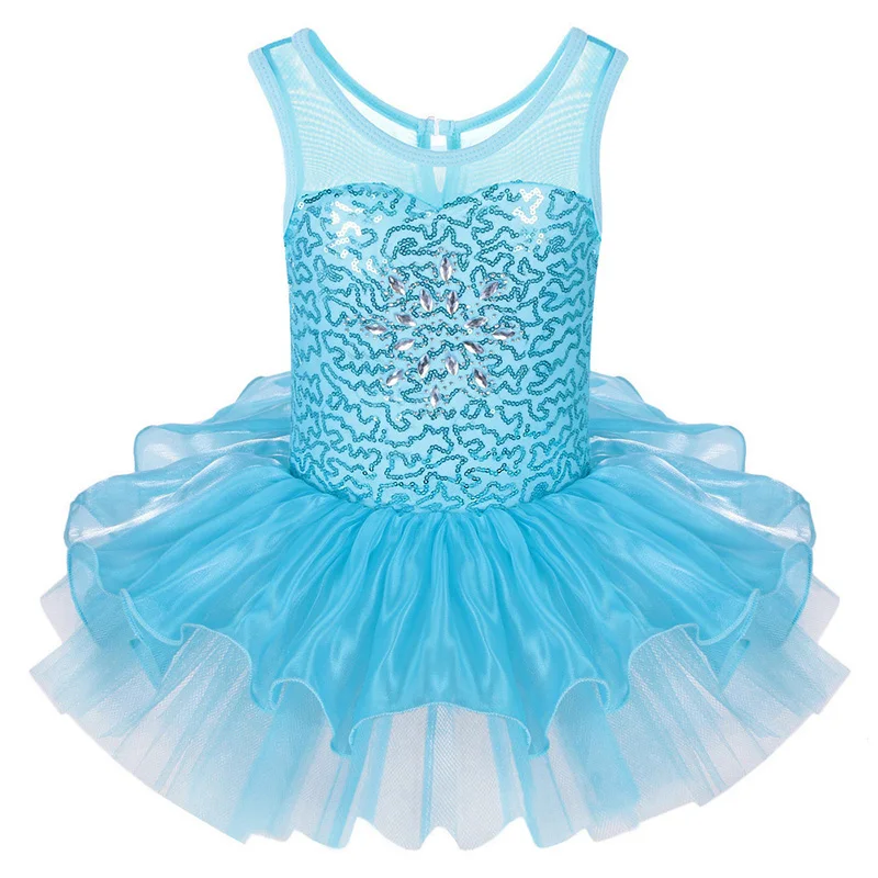 2018 New Sleeveless Ballerina Ball Party Costume Children's Wear Girl Sequins Flower Dress Dance Dress Gymnastics Tights
2018 New Sleeveless Ballerina Ball Party Costume Children's Wear Girl Sequins Flower Dress Dance Dress Gymnastics Tights
