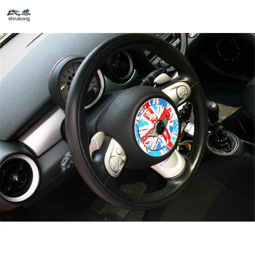 Автомобильные наклейки на руль 2 шт./лот, декоративная крышка для Mini Cooper R55 R56 R60 R61
Автомобильные наклейки на руль 2 шт./лот, декоративная крышка для Mini Cooper R55 R56 R60 R61