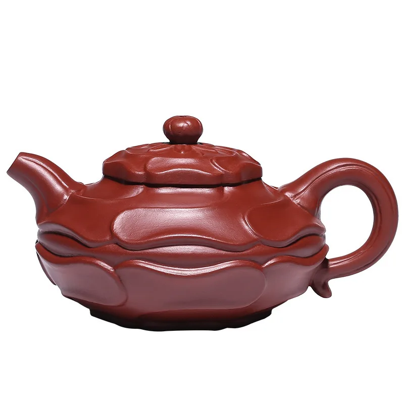 Raw Ore Bright Red Robe Dark-red Enameled Pottery Teapot Full Manual Wind Volume Sunflower Teapot Master Tea Set Bubble Kettle
Raw Ore Bright Red Robe Dark-red Enameled Pottery Teapot Full Manual Wind Volume Sunflower Teapot Master Tea Set Bubble Kettle