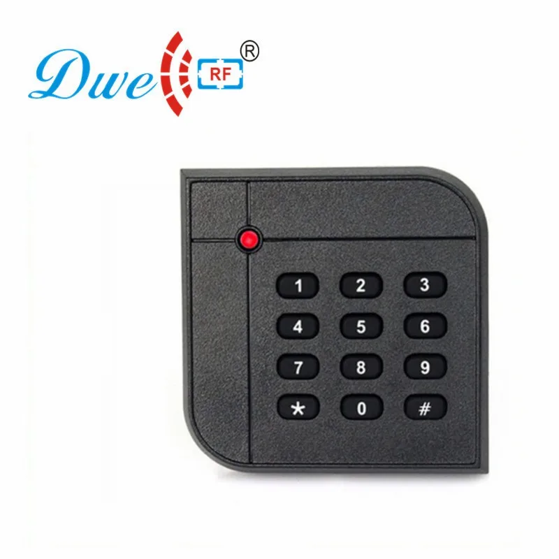DWE CC RF 125 кГц RFID Бесконтактный водонепроницаемый смарт-кардридер клавиатура управление доступом к двери D602A
DWE CC RF 125 кГц RFID Бесконтактный водонепроницаемый смарт-кардридер клавиатура управление доступом к двери D602A