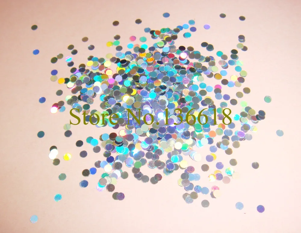 30gram x 1/12"(2mm)Laser Silver Color Solvent Resistant Round Glitter Shape for Nail Art Decorations&Nail Polish
30gram x 1/12"(2mm)Laser Silver Color Solvent Resistant Round Glitter Shape for Nail Art Decorations&Nail Polish