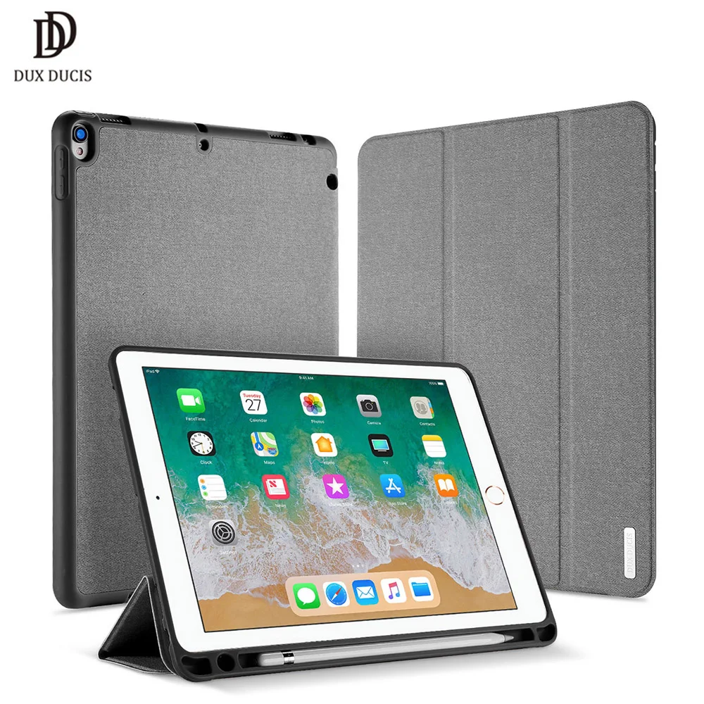 Умный чехол DUX DUCIS для iPad air 3 2019 кожаный книжка air3 10 5 дюйма с держателем карандашей