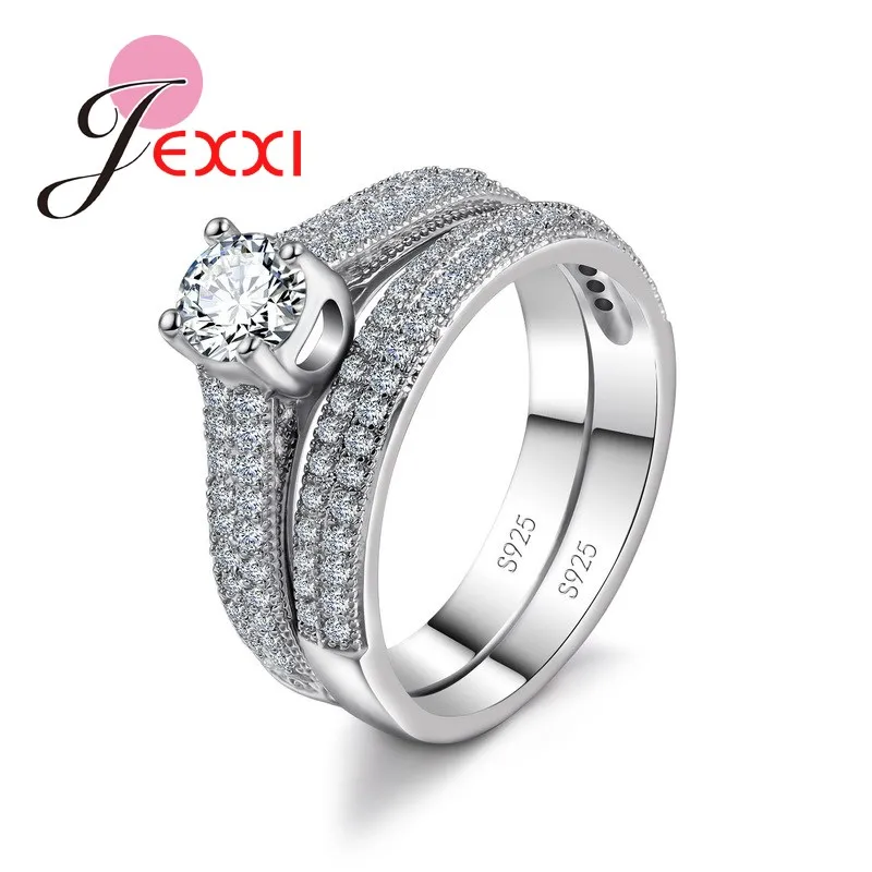 Classic 925 Sterling Silver Couple Rings Set For Men And Women Valentine's Day Love Gift Wedding Engagement Jewelry
Classic 925 Sterling Silver Couple Rings Set For Men And Women Valentine's Day Love Gift Wedding Engagement Jewelry