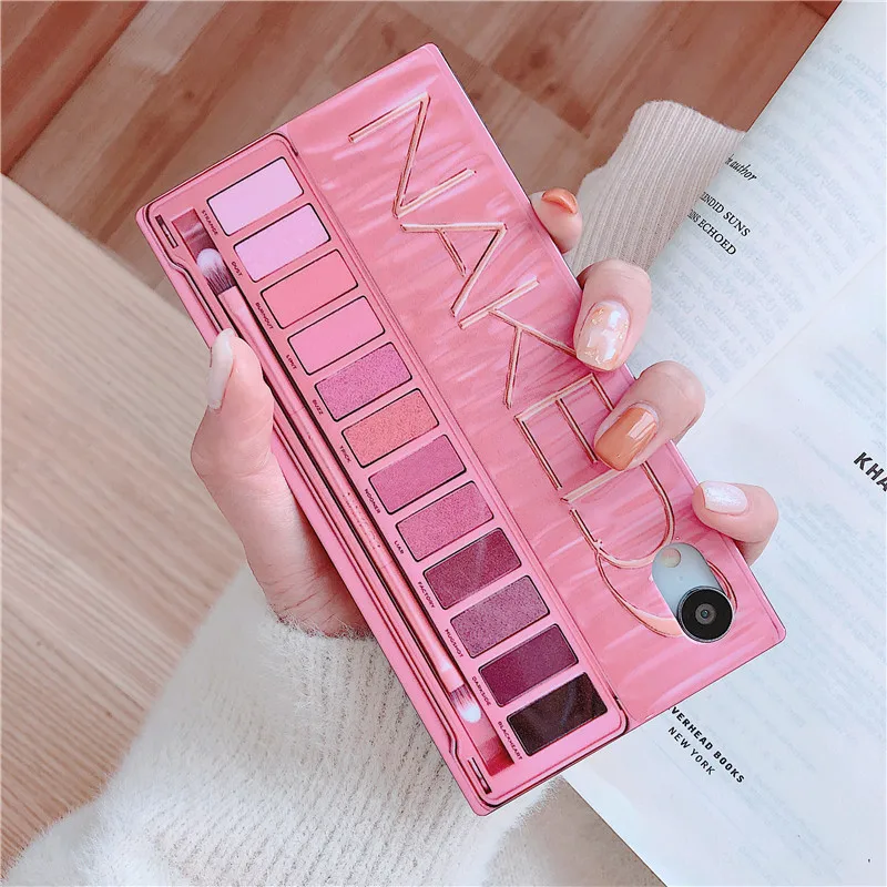 Pink Eye Shadow Disk TPU Case For IPhone11 Iphone11Pro Iphone11ProMax 2019 New Cover IphoneXMAX XR XS 8 7 6 Plus Capa Fundas |