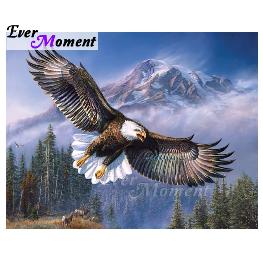 Картина с бриллиантами Ever Moment картина для дома стразы Летающий орел Горный