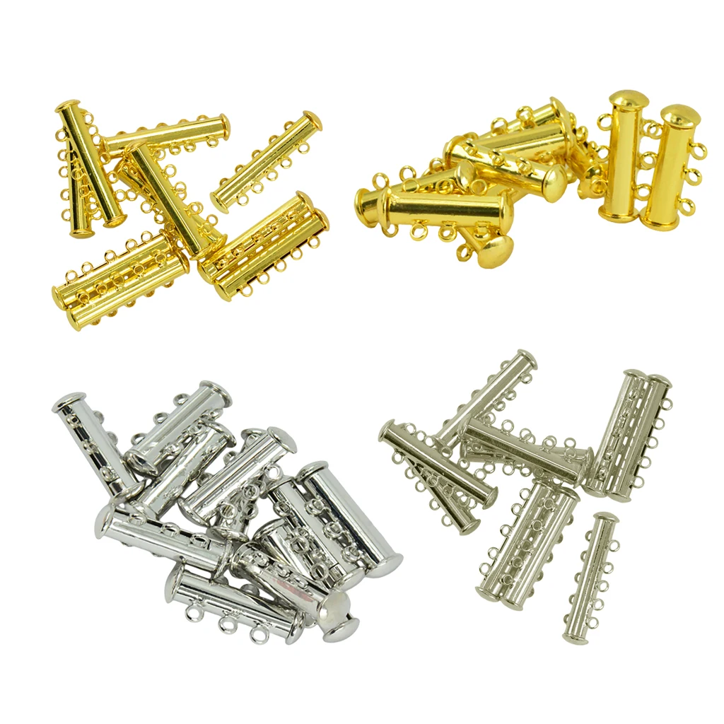 40 Pieces 3/5 Rings Magnetic Clasp Tube Jewelry Making Clasp for DIY Necklace Bracelet
40 Pieces 3/5 Rings Magnetic Clasp Tube Jewelry Making Clasp for DIY Necklace Bracelet