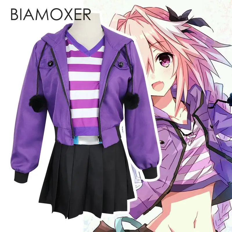 Biamoxer Fate Apocrypha Astolfo костюмы для косплея розовый парик женская фиолетовая куртка весеннее пальто для хэллоуивечерние
Biamoxer Fate Apocrypha Astolfo костюмы для косплея розовый парик женская фиолетовая куртка весеннее пальто для хэллоуивечерние