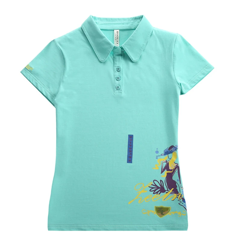 2017 Spring Summer Womens Cotton Short Sleeve Print Plus Size POLOShirt Female High Quality Fashion PoloShirt Girls clothing
2017 Spring Summer Womens Cotton Short Sleeve Print Plus Size POLOShirt Female High Quality Fashion PoloShirt Girls clothing