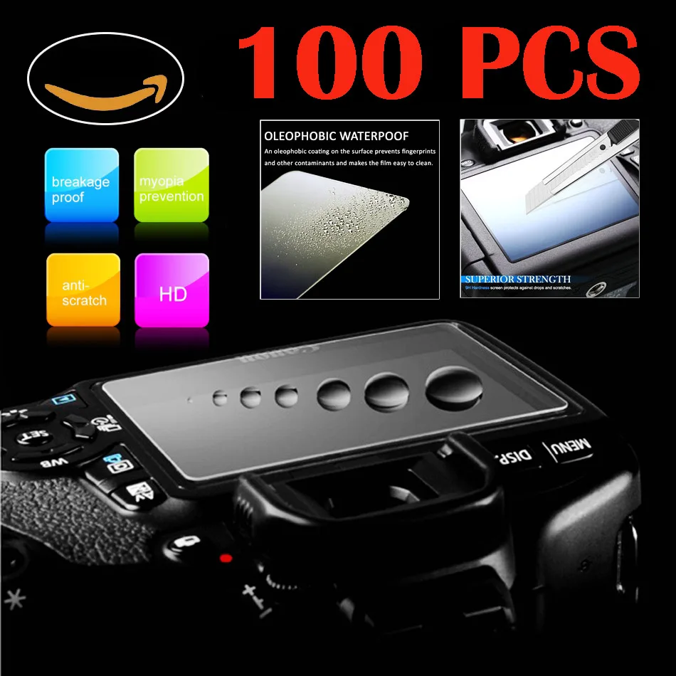 100PCS Tempered Film Screen For SONY a7iii a7 iii ii a6000 a6500 a5000 a6300 rx100 rx10 a7r iii ii a77 HX90V a99 ii i hx400 a9
100PCS Tempered Film Screen For SONY a7iii a7 iii ii a6000 a6500 a5000 a6300 rx100 rx10 a7r iii ii a77 HX90V a99 ii i hx400 a9