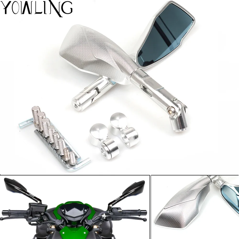 Universal motorcycle Scooter Rearview Mirrors for honda PCX125 GROM CBR250R CBR300R/CB300F/FA CBR500R/CB500F/X yamaha mt-07 R25
Universal motorcycle Scooter Rearview Mirrors for honda PCX125 GROM CBR250R CBR300R/CB300F/FA CBR500R/CB500F/X yamaha mt-07 R25